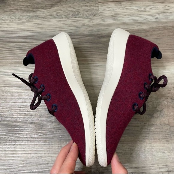 NEW Allbirds Wool Runners Shoes Sneakers Size 8 Olympus Red - Picture 5 of 7